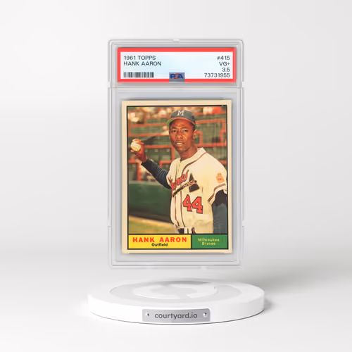 1961 Topps #415 Hank Aaron (PSA 3.5 VG+)