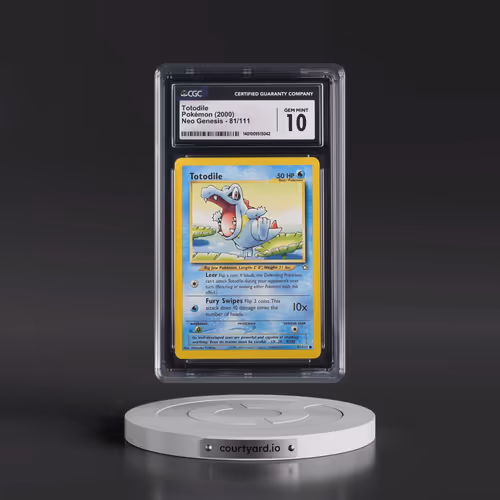 2000 Neo Genesis #81/111 Totodile (CGC 10 GEM MINT)
