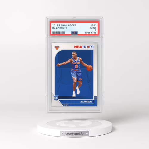 2019 Panini Hoops #201 RJ Barrett (PSA 9 MINT)
