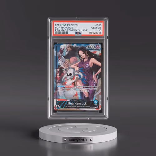 2025 ONE PIECE PROMOS #038 BOA HANCOCK PSA MAGAZINE EXCLUSIVE