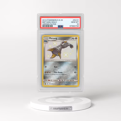 2019 Pokémon Sun & Moon Hidden Fates #SV31 Metang - Holo (PSA 10 GEM MINT)