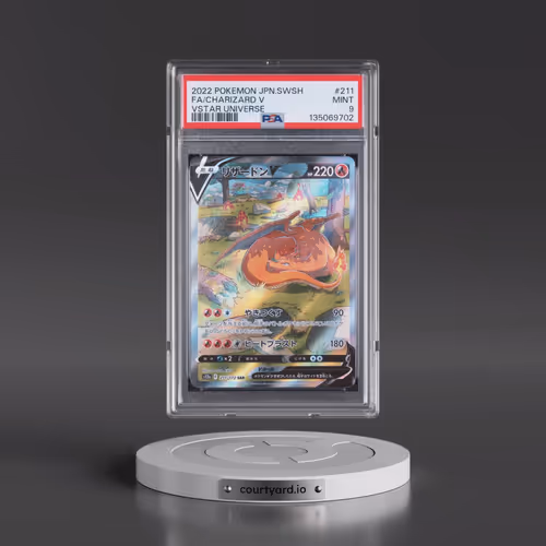 2022 Pokémon Sword & Shield Vstar Universe #211 Charizard V - Holo Full Art (PSA 9 MINT)