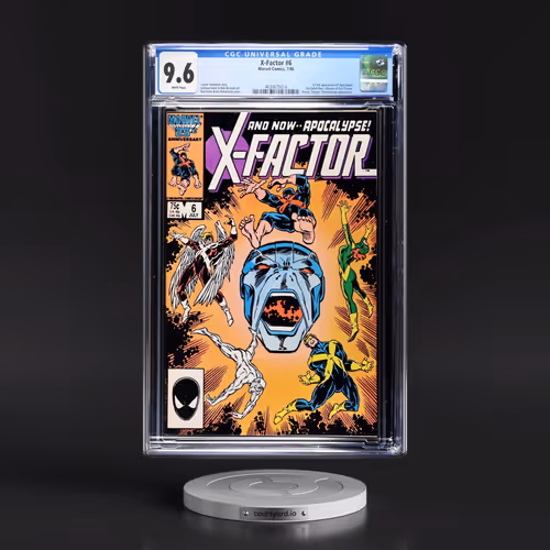 X-Factor #6 CGC 9.6 White Pages (Marvel Comics, 7/86) - Universal