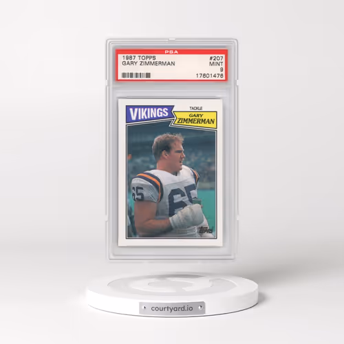 1987 Topps #207 Gary Zimmerman (PSA 9 MINT)