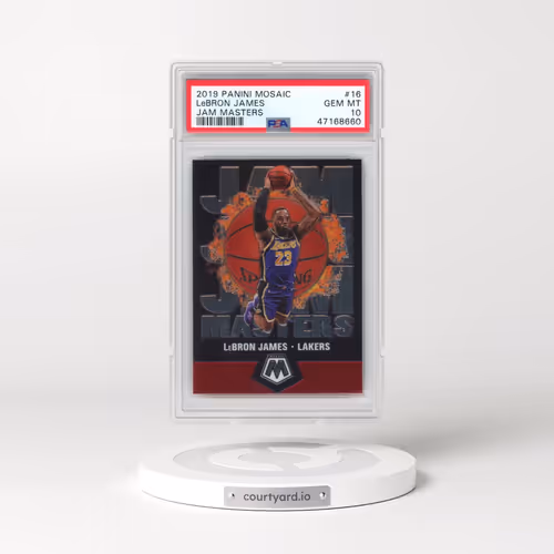 2019 Panini Mosaic Jam Masters #16 LeBron James (PSA 10 GEM MINT)
