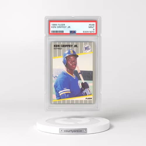 1989 Fleer #548 Ken Griffey Jr (PSA 9 MINT)