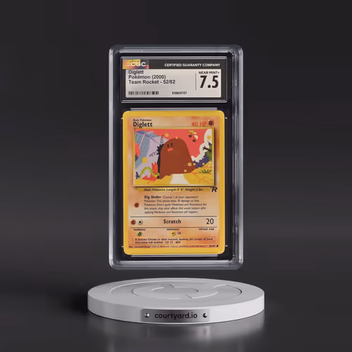 1999 Team Rocket #52/82 Diglett (CGC 7.5 NM+)