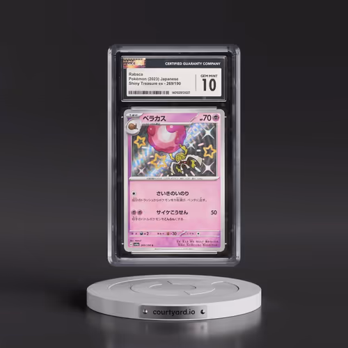 2023 Shiny Treasure ex #269/190 Rabsca - Shiny Rare Holo (CGC 10 GEM MINT)