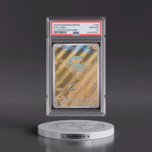 2025 Pokémon Dri EN-Destined Rivals #196 Electrike - Illustration Rare (PSA 10 GEM MINT)