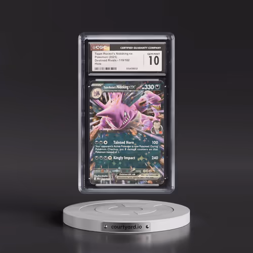 2025 Pokémon Dri EN-Destined Rivals #119 Team Rocket's Nidoking EX - Holo (CGC 10 GEM MINT)