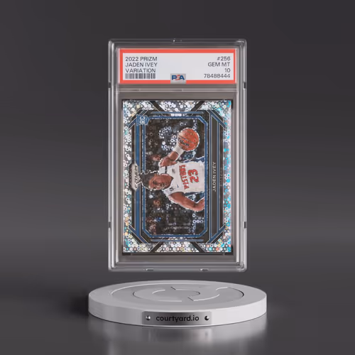 2022 Panini Prizm #256 Jaden Ivey - Variation (PSA 10 GEM MINT)