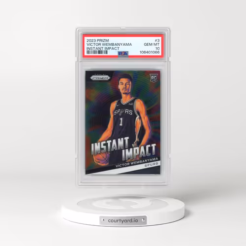 2023 Panini Prizm Instant Impact #3 Victor Wembanyama (PSA 10 GEM MINT)