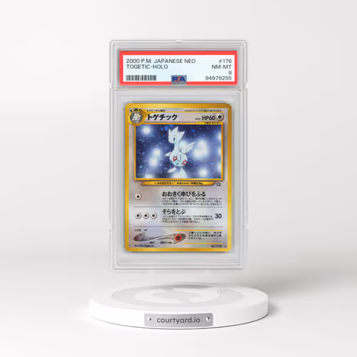 2000 Pokémon Neo #176 Togetic - Holo (PSA 8 NM-MT)