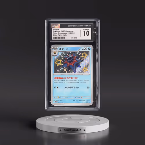 2023 Shiny Treasure ex #222/190 Starmie - Shiny Rare Holo (CGC 10 GEM MINT)