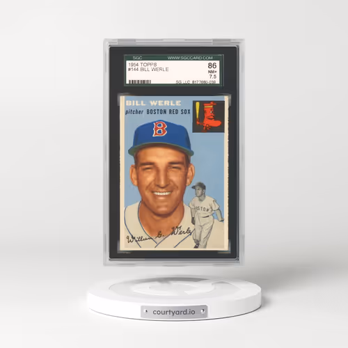 1954 Topps #144 Bill Werle (SGC 7.5 NM+)