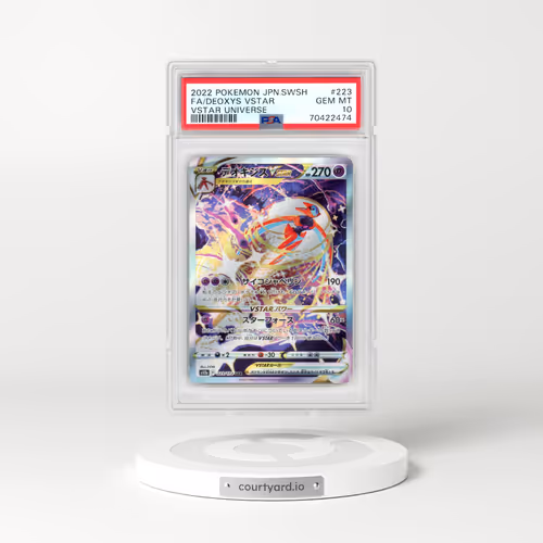 2022 Pokémon Sword & Shield Vstar Universe #223 Deoxys Vstar - Full Art (PSA 10 GEM MINT)