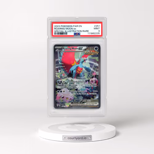2023 Pokémon Par EN-Paradox Rift #251 Roaring Moon EX - Holo Special Illustration Rare (PSA 9 MINT)