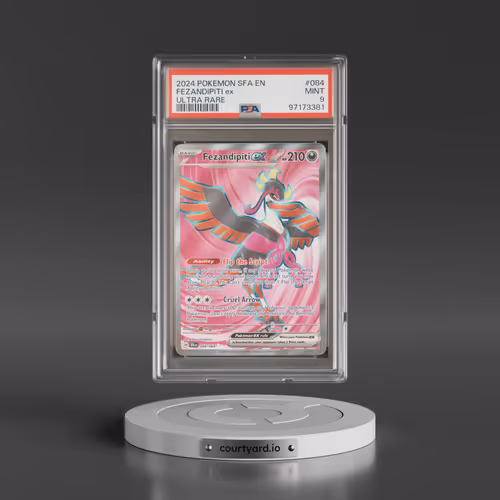 2024 Pokémon Sfa EN-Shrouded Fable #084 Fezandipiti EX - Holo Ultra Rare (PSA 9 MINT)