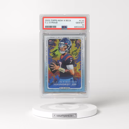 2023 Topps Now X Tyson Beck X C.J. Stroud #CJ2 C.J. Stroud (PSA 10 GEM MINT)