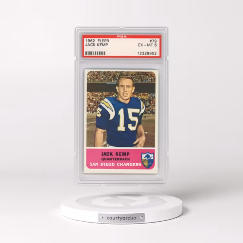 1962 Fleer #79 Jack Kemp (PSA 6 EX-MT)