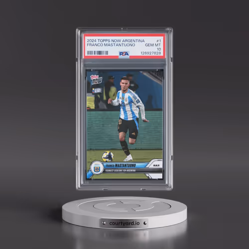 2024 Topps Now Argentina #1 Franco Mastantuono (PSA 10 GEM MINT)