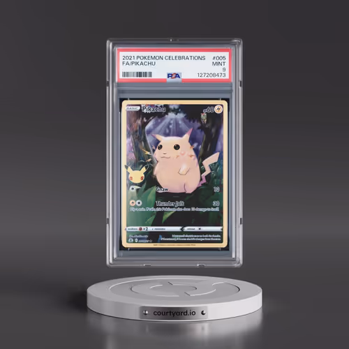 2021 Pokémon Celebrations #005 Pikachu - Full Art (PSA 9 MINT)