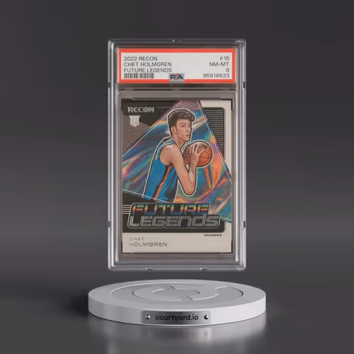 2022 Panini Recon Future Legends #15 Chet Holmgren (PSA 8 NM-MT)