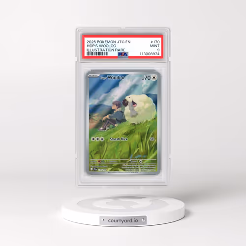 2025 Pokémon Jtg EN-Journey Together #170 Hop's Wooloo - Illustration Rare (PSA 9 MINT)