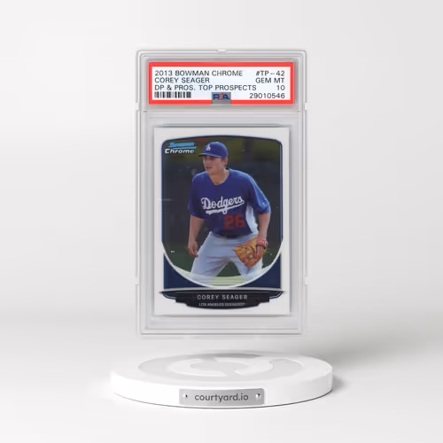 2013 Bowman Chrome Draft Picks & Prospects Top Prospects #TP-42 Corey Seager (PSA 10 GEM MINT)