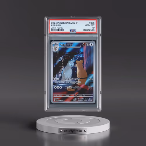 2024 Pokémon Sv6a-Night Wanderer #075 Persian - Art Rare (PSA 10 GEM MINT)