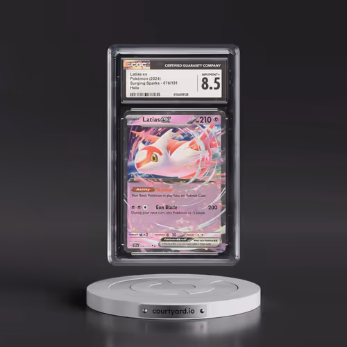 2024 Surging Sparks - SSP EN #076/191 Latias ex - Holo (CGC 8.5 NM-MT+)