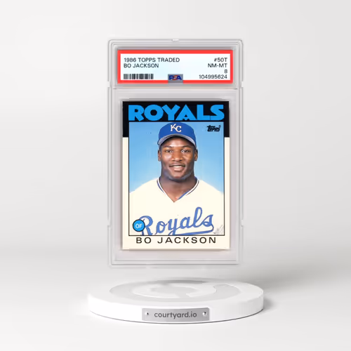 1986 Topps Traded #50T Bo Jackson (PSA 8 NM-MT)