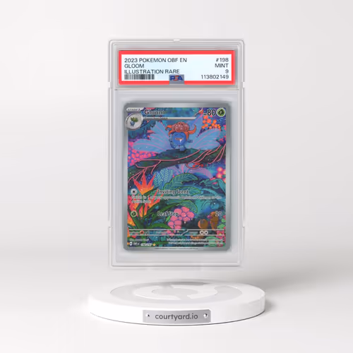 2023 Pokémon Obf EN-Obsidian Flames #198 Gloom - Illustration Rare (PSA 9 MINT)