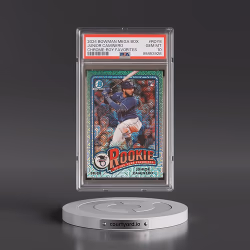 2024 Bowman Mega Box Chrome Rookie of the Year Favorites #ROY8 Junior Caminero (PSA 10 GEM MINT)