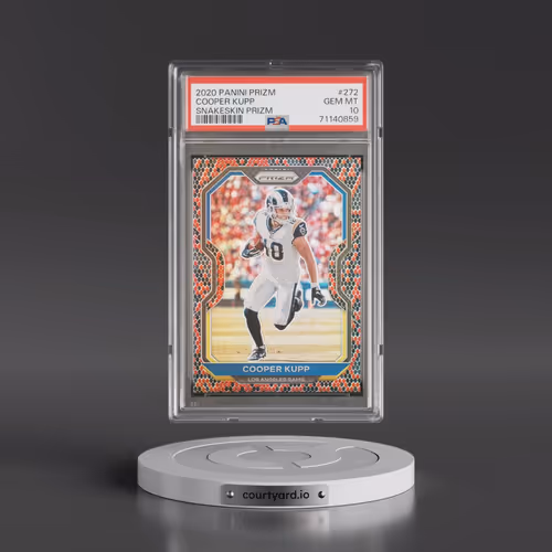 2020 Panini Prizm #272 Cooper Kupp - Snakeskin Prizm (PSA 10 GEM MINT)