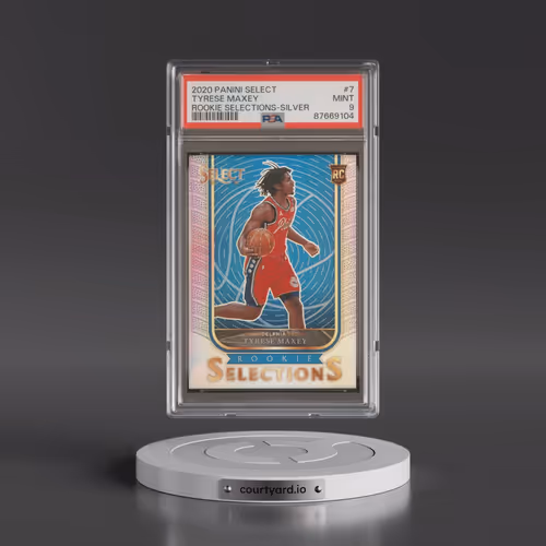 2020 Panini Select Rookie Selections #7 Tyrese Maxey - Silver (PSA 9 MINT)