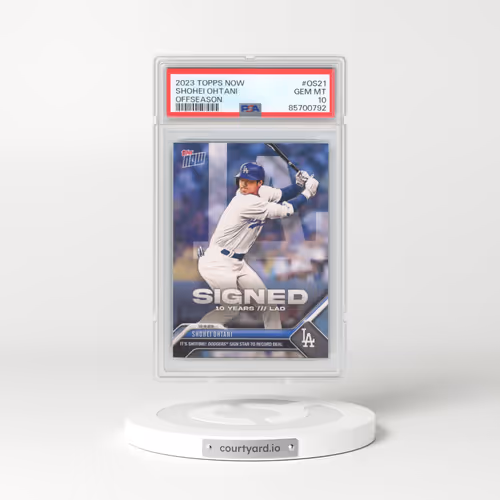 2023 Topps Now Offseason #OS21 Shohei Ohtani (PSA 10 GEM MINT)