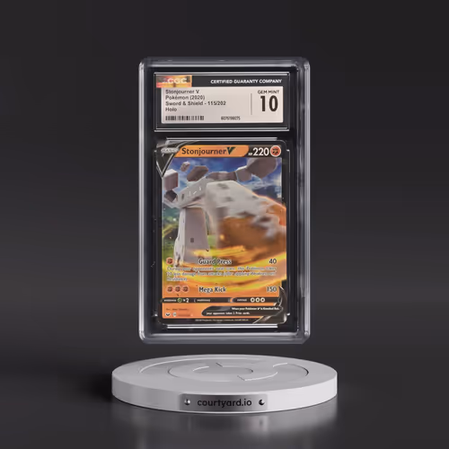 2020 Sword & Shield #115/202 Stonjourner V - Holo (CGC 10 GEM MINT)