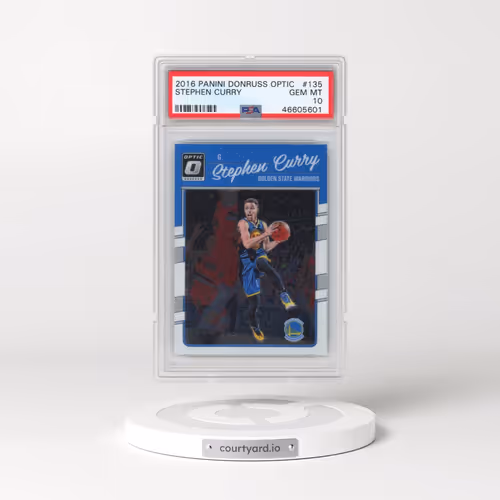2016 Panini Donruss Optic #135 Stephen Curry (PSA 10 GEM MINT)