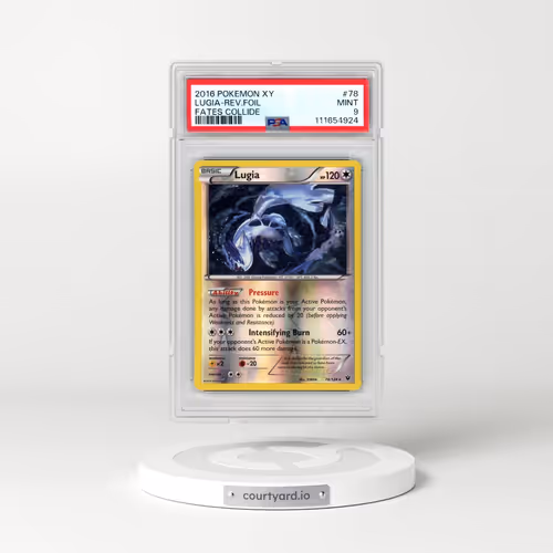 2016 Pokémon XY Fates Collide #78 Lugia - Reverse Foil (PSA 9 MINT)