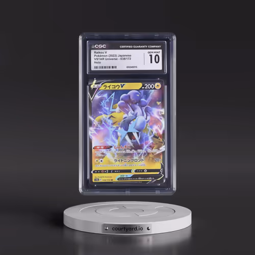 2022 VSTAR Universe #038/172 Raikou V - Holo (CGC 10 GEM MINT)