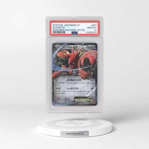 2015 Pokémon XY Rage of the Broken Heavens #057 Scizor EX - 1st Edition Holo (PSA 10 GEM MINT)