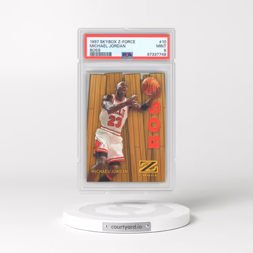 1997 Skybox Z-Force Boss #10 Michael Jordan (PSA 9 MINT)