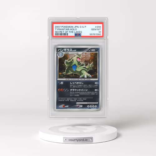 2007 Pokémon Diamond & Pearl Secret of the Lakes #298 Tyranitar - Holo (PSA 10 GEM MINT)