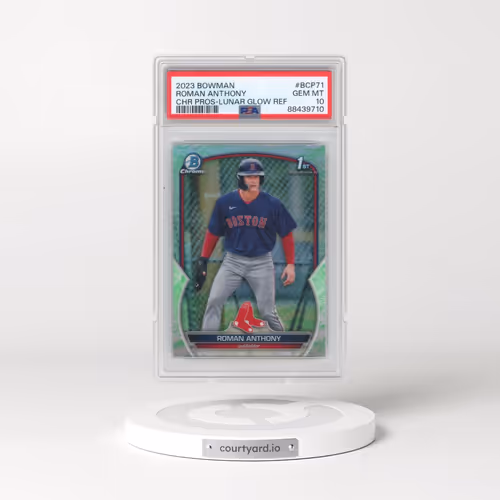 2023 Bowman Chrome Prospects #BCP71 Roman Anthony - Lunar Glow Refractor (PSA 10 GEM MINT)