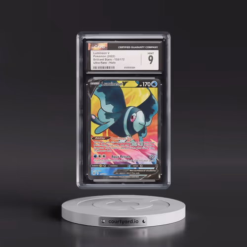 2022 Brilliant Stars #155/172 Lumineon V - Ultra Rare Holo (CGC 9 MINT)