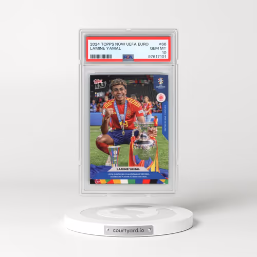 2024 Topps Now UEFA Euro #66 Lamine Yamal (PSA 10 GEM MINT)