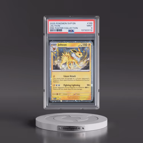 2025 Pokémon Svp EN-SV Black Star Promo #169 Jolteon - Prismatic Evolutions Poster Collection (PSA 9