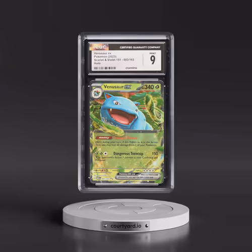 2023 Scarlet & Violet 151 - MEW EN #003/165 Venusaur ex - Holo (CGC 9 MINT)