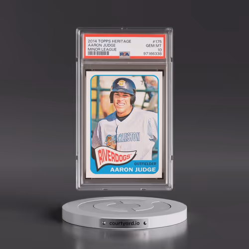 2014 Topps Heritage Minor League #175 Aaron Judge (PSA 10 GEM MINT)